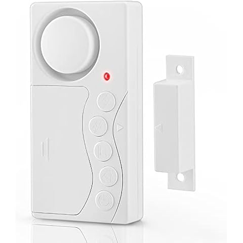 WSDCAM Freezer Door Alarm with Delay When Left Open, 3/15/30/60 Seconds Adjustable Delay Refrigerator Alarm Wireless Fridge Alarm Door Open Alarm Loud 108 dB Cover