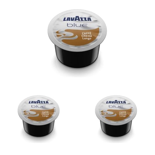 Image of Lavazza Blue Caffe Crema Lungo, Pack Of 300 Coffee Capsules, Compatible With Blue Machines, 800 Gm