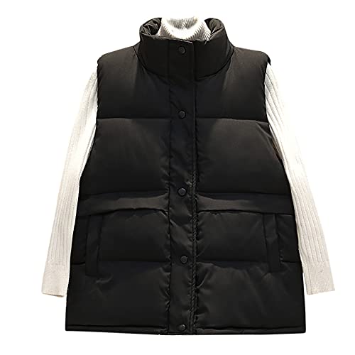 Femme sans Manches Matelassée Doudoune Ultra Léger Gilet Veste en Duvet Automne et Hiver Cover