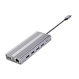Hub USB pour ordinateur : économise de l'espace sur votre bureau, le design pratique et compact offre un accès à vos appareils USB n'importe où.