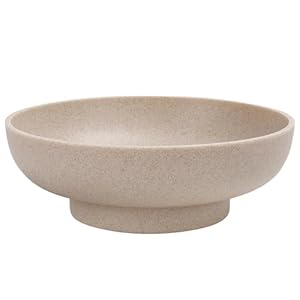 Large Decorative Bowl, Modern Handicraft Bowls for Home Decor, Decorative Fruit Bowl for Kitchen Counter, Stylish Key Bowl for Entry Table, Beige