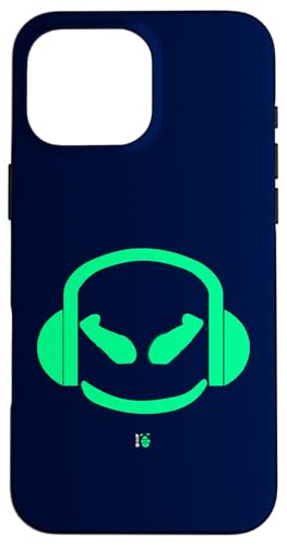 Funny DJ Mallow's SmilingFace �I�[���O���[���A�N�A �X�}�z�P�[�X iPhone 16 Pro Max �p