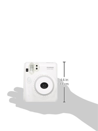 New Model Fuji Instax Mini 50S Piano White Fujifilm Instant Camera #TOP6