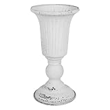 Vase rustique de style campagnard : de facture et fabriqué en fer, ce vase est à la fois pratique et décoratif. vase de table vintage