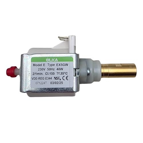 LICHTBLAU Pumpe ULKA EX5GW 48W 230V I Ersatzpumpe feuerfest passend für Kaffeevollautomat 996530068763 9070.043.00A Getränkeautomat