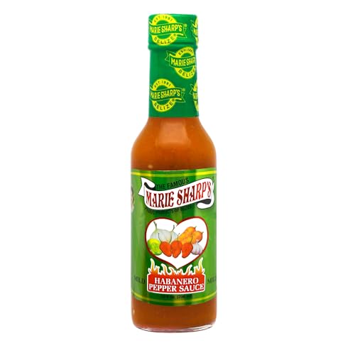Image of Marie Sharp's Mild Habanero Pepper Sauce, 10 oz | Belizean Hot Sauce with a Gentle Kick | All-Natural Ingredients [Pack of 2]