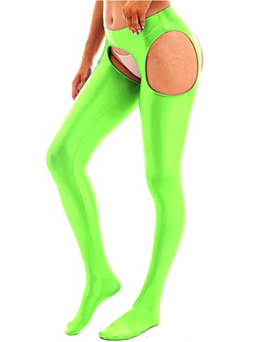 Image of CHICTRY Women's Tights Control Top Pantyhose Toe Garter Belt Hollow Out Stockings Panties