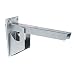Produktbild Gedotec Metall Klappträger grau Klappkonsole klappbar Sitzbank-Konsole - H7783 | Tiefe 388 mm | 500 kg Tragkraft | Schwerlast-Konsole ohne Einklappfeder | 1 Stück - Klappwinkel Stahl Feuer-verzinkt