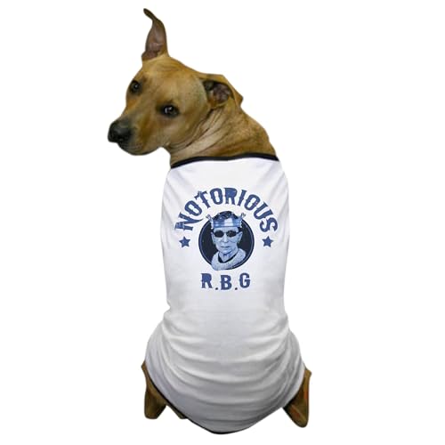 CafePress Notorious RBG III Dog T Shirt Dog T-Shirt, Pet Clothing, Funny Dog Costume