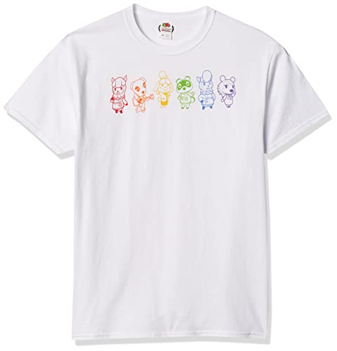Nintendo Animal Crossing Rainbow vêtement homme style gaming décontracté
