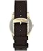 Timex Men's Easy Reader 38 mm Watch - Brown Leather Strap with White Dial and Gold-Tone Case TW2Y12700