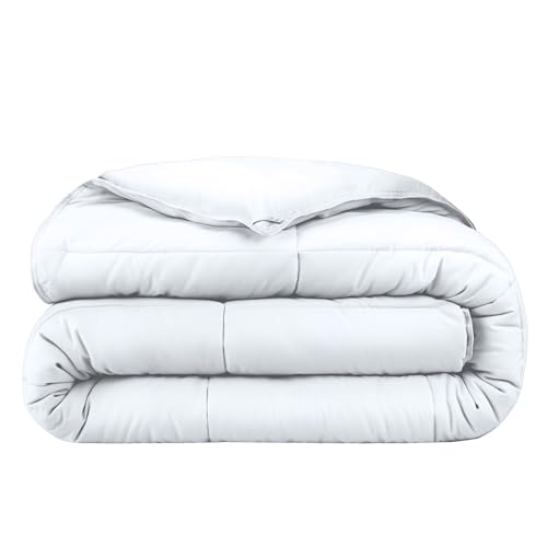 Image of Bare Home Comforter /Duvet Insert - King /Cal King - Goose Down Alternative - Ultra-Soft - Premium 1800 Series - Hypoallergenic - All Season Breathable Warmth (King /Cal King, White)