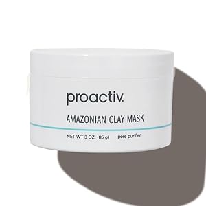 Proactiv Amazonian Clay Mask, Creamy, Natural Cleansing Skin Care Face Mask with Minerals, Vitamins and Antioxidants, Moisturizing for Acne, Gray, Cucumber, 3 Fl Oz