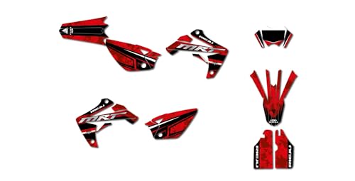 Kit di adesivi decorativi per moto MRT 50 Anno 2009-2021 o 2022-attuale Compatibile con i modelli in plastica originale: MRT 50 (i plastici o i rivestimenti per selle non sono inclusi). Si tratta solo di un set di adesivi da applicare sul carenaggio, non di una moto. Kit grafico completo incluso i seguenti adesivi: 1 placca anteriore, 2 placche laterali sinistra e destra, 1 parafango anteriore e 1 parafango posteriore, 2 prese d'aria radiatore, 2 protezioni forcella, 2 bracci oscillanti. Plastificazione protettiva spessa tipo motocross. Paese di produzione: Francia. Finitura: lucida o opaca.