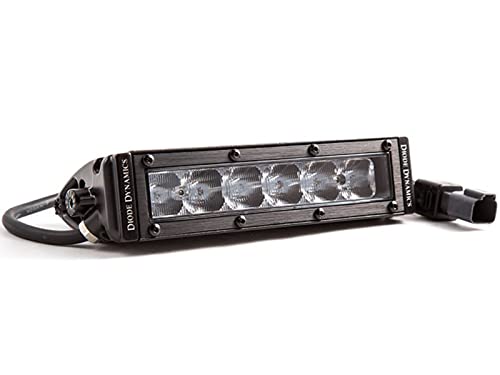 Diode Dynamics Stage Series - Barra de luz blanca SAE/DOT de 6 pulgadas (una), conducción SAE/DOT