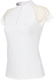 Polo de concurso Hong Kong – Mujer – Colores – Blanco, talla francesa –