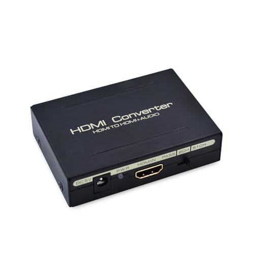 Divisor HDMI 5.1 de alta definición fácil de operar con extractor óptico integrado