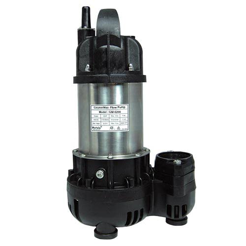 Geyser Max-Flow Waterfall Pumps by Matala GM-5400 - MATALA GEYSER MAX-FLOW 1/2-HP 5400GPH Matala