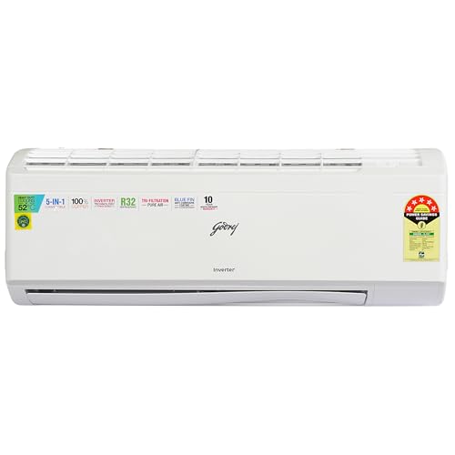Image of Godrej 1.0 Ton 5 Star Inverter Split Air Conditioner (SIC 12ITC5-WWR)