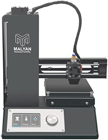 MALYAN M200 FDM Mini 3D Printer - Fully Assembled 3D Printers for Kids and Beginners, Free Sample PLA Filament And MicroSD Card Preloaded With Printable 3D Models, Printing Size 120x120x120mm