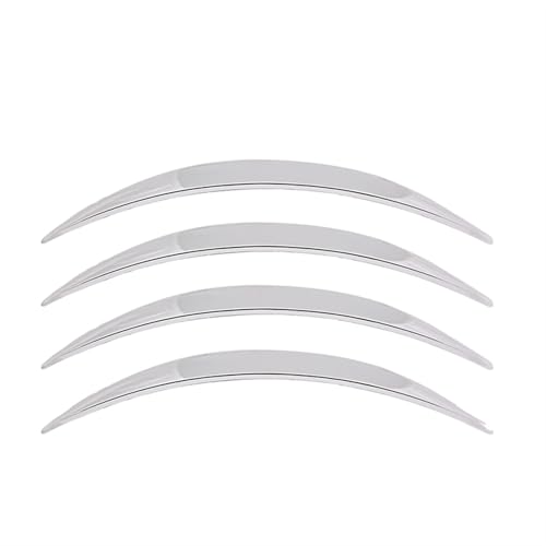 Voiture roue sourcil arche protecteur chrome universel avec garde-boue auto