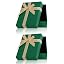 Green, Gold Bowknot