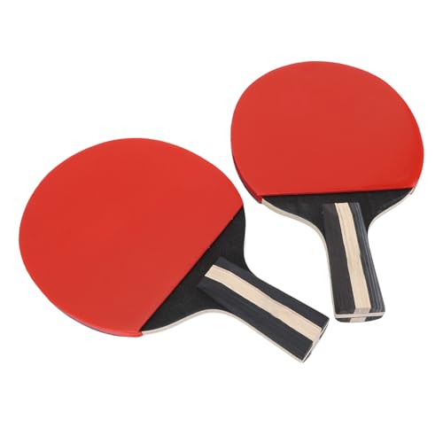 KIMISS Juego de Paletas de Tenis de Mesa Profesional para familias: 2 Raquetas y 3 Pelotas con Bolsa de Almacenamiento Portátil para Mejorar el Juego