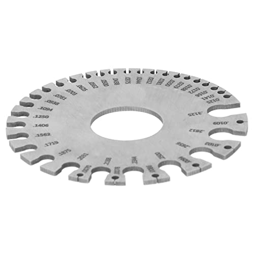 Juego de 2 Piezas Calibre de Diámetro de Acero Inoxidable, Medidor de Espesor para Medición Industrial de Alambre, Cable y Lámina miniatura 2