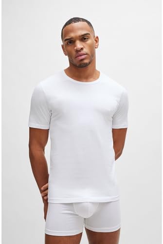 BOSS Herren R-Neck T-Shirt, 3er Pack Classic, White, M – Ansicht 7