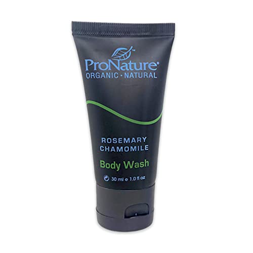 Pro Nature Rosemary Chamomile Body Wash, 1 oz Tube, Pack