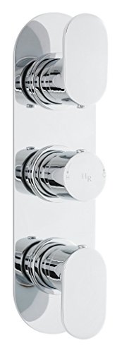 Ultra REI3417 Reign Thermostatic Triple Valve with Diverter - Chrome, Triple/Round
