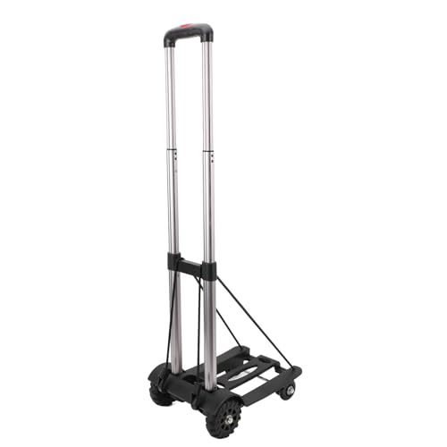 Carretilla plegable aluminio 4 ruedas 40kg capacidad miniatura 3