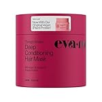 Eva NYC Therapy Session Deep Conditioning Hair Mask with Vegan Protein, Jojoba Oil + Argan Oil - Hydrate, Soften + Repair Hair Strength - Sulfate Free - Warm Vanilla Scent - 13.5 fl oz
