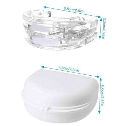 Image of Adjustable Mouth Guard, Night Sleep Aid Mouthpiece, Upper /Lower Adjustable, Sleepzee Mouthpiece