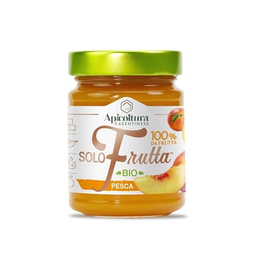 Apicoltura Casentinese, Solofrutta Bio Pesca, Composta 100% Frutta Biologica, Vasetto