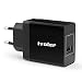 Produktbild ivoler Quick Charge 3.0 USB C 18W USB Wand Ladegerät Reise Adapter Ladeadapter Ladestecker Netzteil mit Micro USB & Type C Kabel für Samsung Galaxy, iPhone, LG, Sony, Asus Zenfone,HTC, iPad (Schwarz)