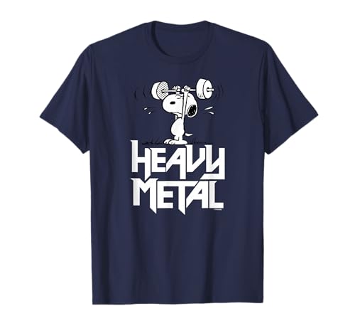 Peanuts - Snoopy de metal pesado Camiseta