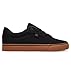DC mens Anvil Tx Skate Shoe, Black/Gum, 10.5 US