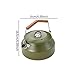 rockible Camping Kettle Picnic Teapot Multipurpose 1L Stainless Steel Cookware Water Coffee Pot for Climbing Hiking Backpacking Picnic, Green