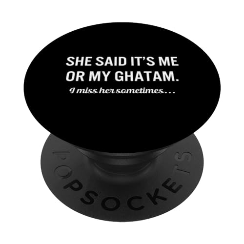 Drôle de Ghatam Citation Instrument Musique PopSockets PopGrip Interchangeable