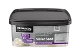 TRANS - PAL Primacol Silver Sand Textured Interior Feature Wall Paint, 1L, Decorative. Decobase of your Choice (S7 VALENCIA)