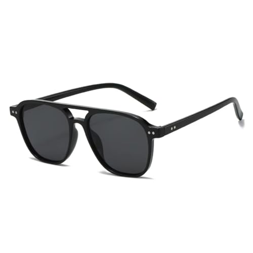 Lunettes de soleil rétro homme mode femmes nuances UV400 à rivets doubles