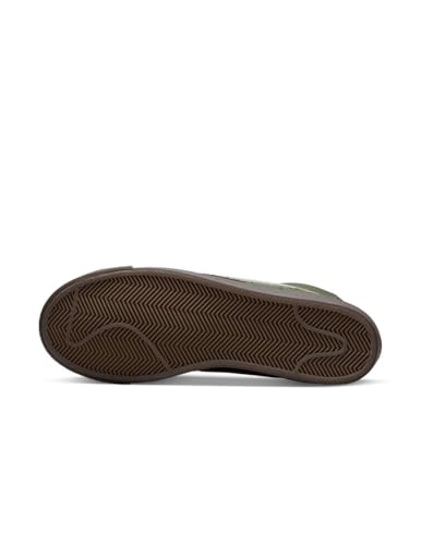 Image of Nike Men's Blazer Mid '77 VNTG We Reptile Basketball Shoes, Army Olive Summit White, 10.5