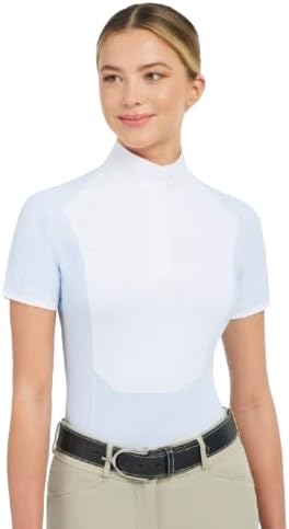 RJ Classics Womens Tessa Shirt Sleeve Show Shirt - Blue Ring Print