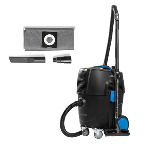 Högert Technik – Nass- und Trockensauger 30 L mit automatischer Filterreinigung, Funkfernbedienung, HEPA-Filter, Steckdose für Elektrowerkzeuge, 1600W Leistung