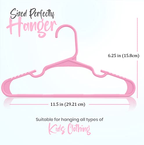 image for Utopia Home 20 Pack Kids Hangers - 11.5 Inch Plastic Baby Hangers for 
