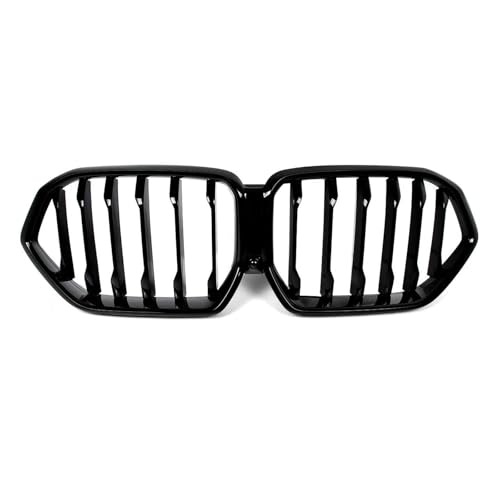 Calandre noir brillant pour BMW X6M F96 et X6 G06 look sport à lamelles simples