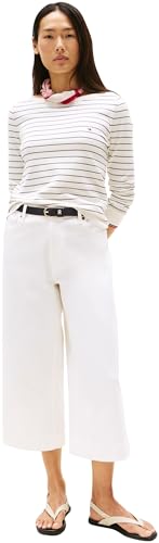 Tommy Hilfiger Damen Pullover Co Jersey Stitch Boat-Nk Sweater Strickpullover – Bild 4