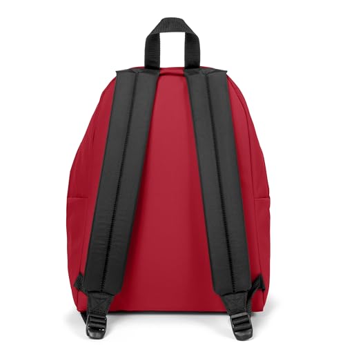 Image of EASTPAK Padded Pak'r - 24L Commuter Travel Backpack with Front Pocket, Water-Resistant, Vegan Materials & Adjustable Straps, Scarlet Red