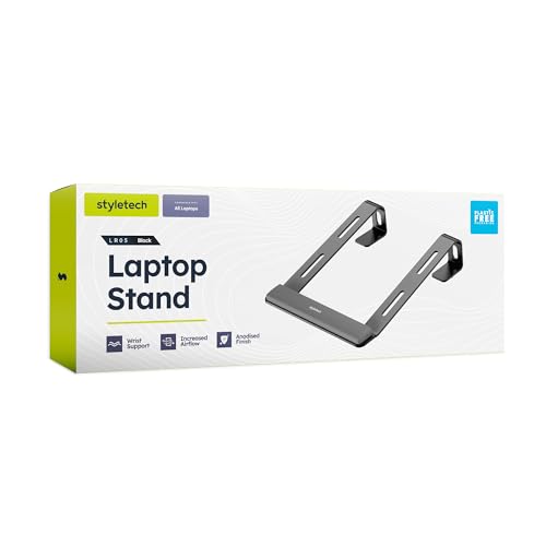 Elevador para portátil styletech soluciona mala postura negro